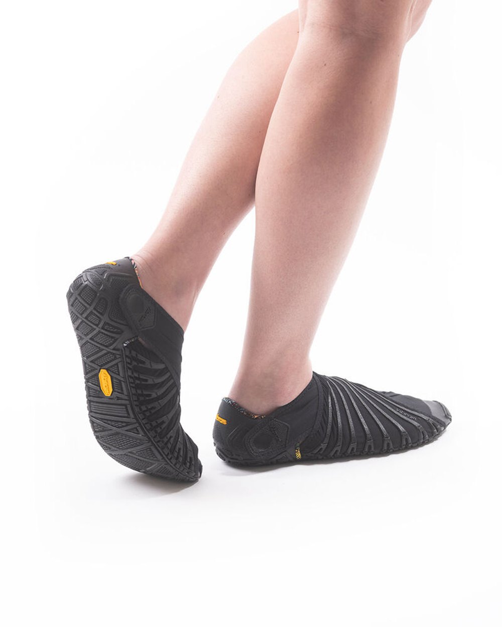 Vibram Furoshiki Dame Sko Sort - Lav - 6853FXOWS